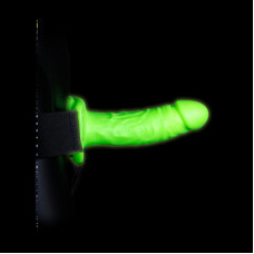 Ouch! By Shots Realistic Strap-On Harness - Glow in the Dark - 7 / 18 cm