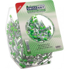 Swiss Navy All-Natural - Waterbased Lubricant - Fishbowl - 50 Pieces