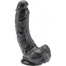 Boss Of Toys Dildo 8 inch with Balls Black