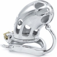 Kiotos Steel Belted Chastity Device with Ball Divider