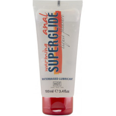 HOT Anal Superglide Warming Liquid Pleasure - Waterbased Lubricant - 3 fl oz / 100 ml