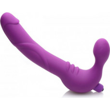Xr Brands Royal Rider - Vibrating Silicone Strapless Strap-On