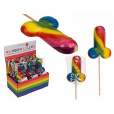 Boss Of Toys Lizak tęczowy penis/Rainbow Lollies 85g