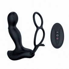 Boss Of Toys Wibrator-Silicone Massager 7 Function and Heating Function, Black