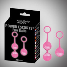 Boss Of Toys Kulki-Funballs Allison-Duo Kegel Balls Slicone Pink