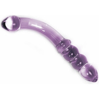 Kiotos Glass Glass Dildo Purple Curve
