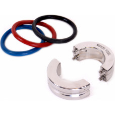 Kiotos Steel Ball Stretcher 35 mm - With 3 Rubber Rings (Black, Red & Blue)