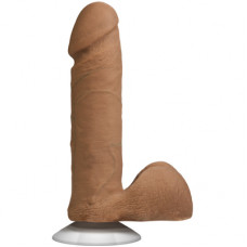 Doc Johnson Realistic Cock with Balls - Removable Vac-U-Lock Suction Cup - ULTRASKYN - 6 / 16 cm - Caramel
