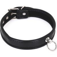 Kiotos Leather Budget Collar Black