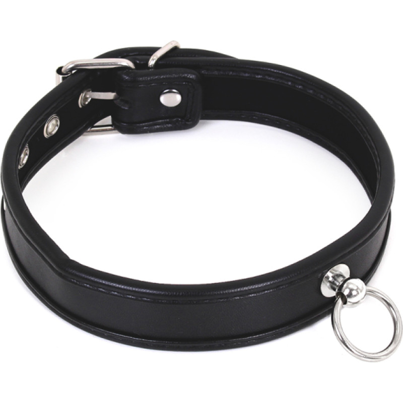 Kiotos Leather Budget Collar Black
