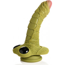 Xr Brands Swamp Monster Scaly Silicone Dildo - Black