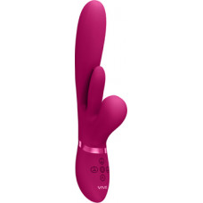 Vive By Shots Kura - Thrusting G-Spot Vibrator with Flapping Tongue and Pulse Wave Stimulator - Pink