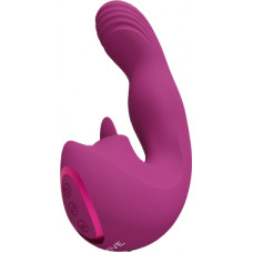 Vive By Shots Yumi - Triple Motor G-Spot Finger Motion Vibrator and Flickering Tongue Stimulator - Pink