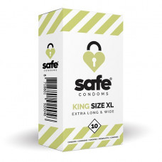 Boss Of Toys SAFE - Condoms King Size XL Extra Long & Wide (10 pcs)