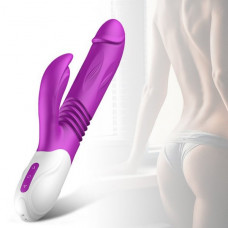 Boss Of Toys Wibrator-Silicone Vibrator USB 10 Function + Expander and Thrusting Function