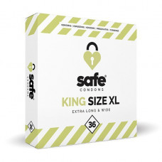 Boss Of Toys SAFE - Condoms King Size XL Extra Long & Wide (36 pcs)