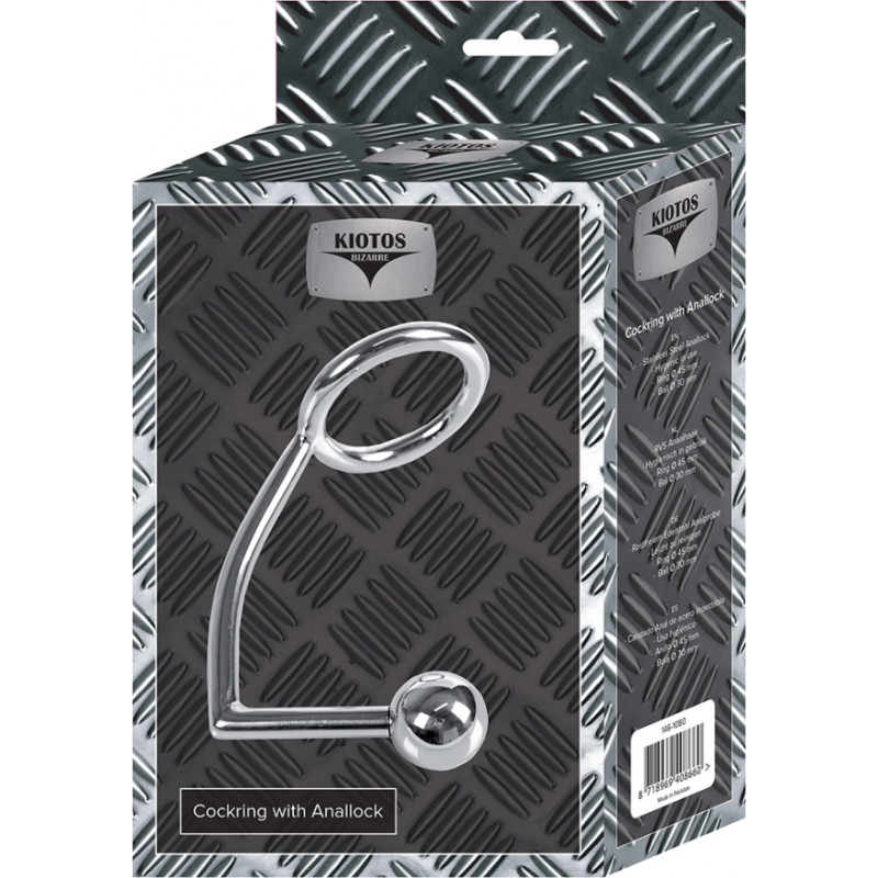 Kiotos Bizarre - Cockring with Anallock