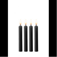 Ouch! By Shots Teasing Wax Candles - 4 Pieces - Black