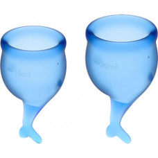 Satisfyer Feel Secure - Menstrual Cup - Blue