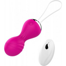 Boss Of Toys Kulki-Vibrating Silicone Kegel Balls USB 10 Function / Remote control -Pink