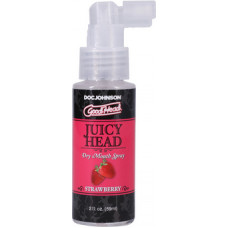 Doc Johnson Juicy Head - Dry Mouth Spray - Strawberry - 2 fl oz / 60 ml