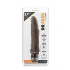 Boss Of Toys DR. SKIN COCK VIBE 7INCH CHOCOLATE