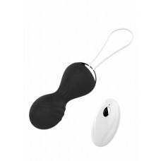 Boss Of Toys Kulki-Vibrating Silicone Kegel Balls USB 10 Function / Remote control -Black