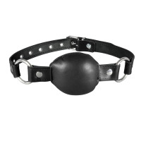 Kiotos Leather Silence gag - Black