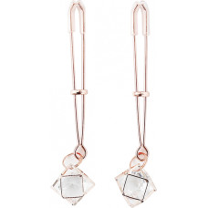 Kiotos Steel Nipple Clamps Rose Gold Prism