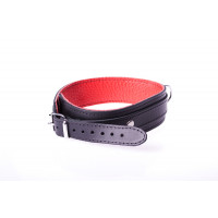 Kiotos Leather Collar Basic - Red