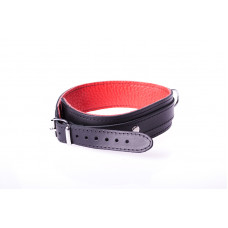 Kiotos Leather Collar Basic - Red