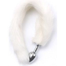Kiotos Bdsm Fox Tail Plug White - Short