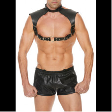 Ouch! By Shots Men Harness with Neck Collar