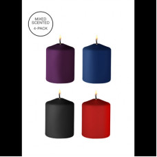 Ouch! By Shots Tease Candles - Mix - 4 Pieces - Multicolor