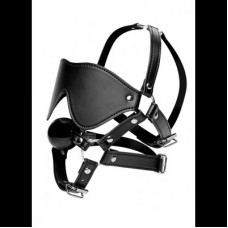 Xr Brands Eye Mask Harness with Ball Gag