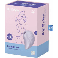 Satisfyer Pearl Diver - Gaisa impulsu stimulators - Violets