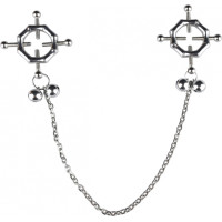 Kiotos Bdsm Hexagon-Shaped Nipple Clamps Tinkling Bells