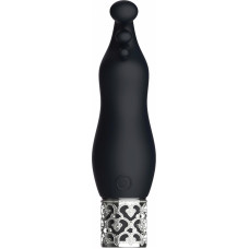 Royal Gems Exquisite - Rechargeable Silicone Bullet - Black