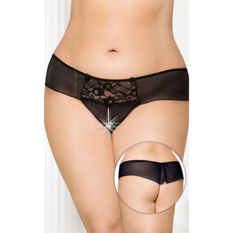 Softline Collection G-string 2433 - Plus Size - black 3XL