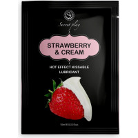 Secret Play STRAWBERRY & CREAM HOT EFFECT LUBE 10 ML