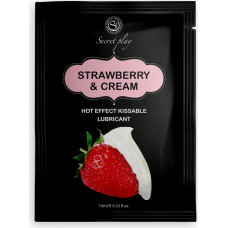 Secret Play STRAWBERRY & CREAM HOT EFFECT LUBE 10 ML