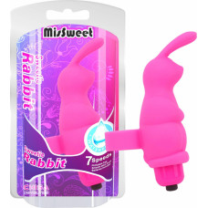 Missweet Sweetie Rabbit finger vibrator pink