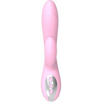 B - Series Lyla Wibrator-Joker Heating Double Vibrating Massage Stick -Pink