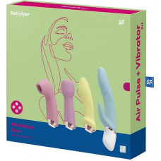 Satisfyer Marvelous Four — vibrators ar dažādiem pielikumiem