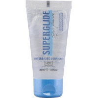 HOT Superglide Liquid Pleasure — ūdens bāzes lubrikants — 1 fl unce / 30 ml