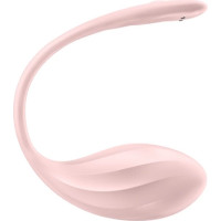 Satisfyer Ribbed Petal Connect App - Wearable Couple Vibrator - Rose