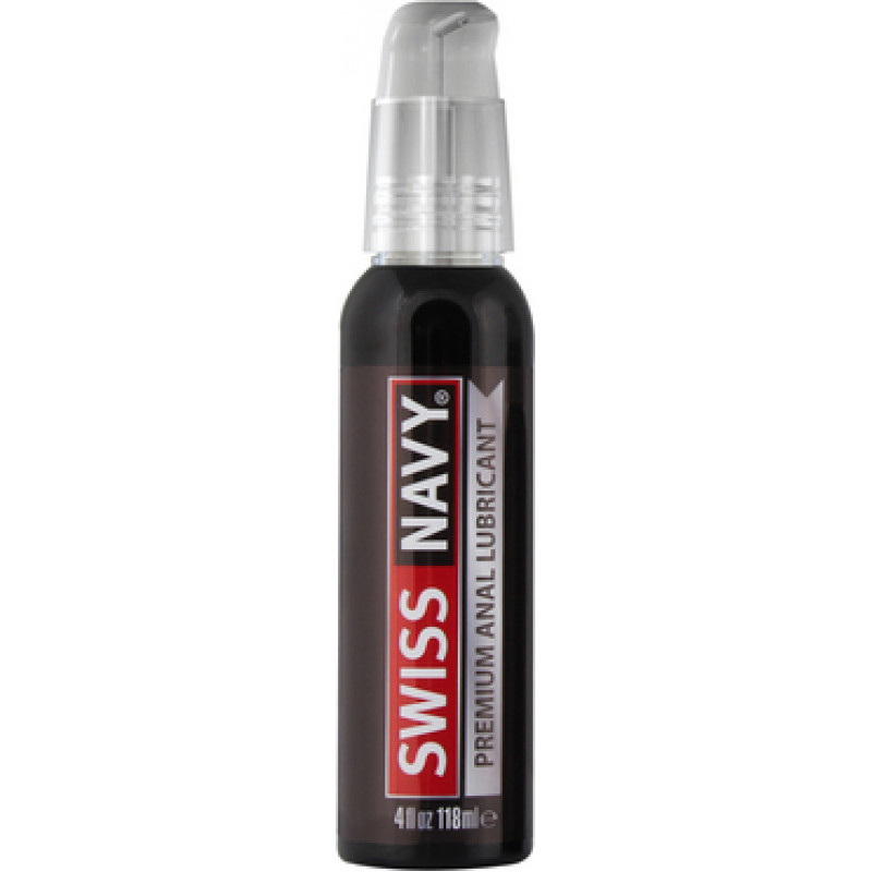 Swiss Navy Premium - Siliconebased Anal Lubricant - 4 fl oz / 118 ml