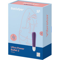 Satisfyer Ultra Power Bullet 2 — vibrējoša lode — sarkana