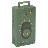 Emerald Love Grezns vibrējošs gaiļa gredzens