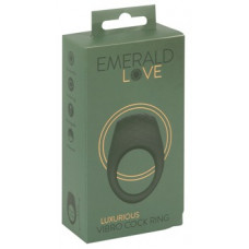 Emerald Love Grezns vibrējošs gaiļa gredzens